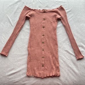 🎀 Pink Off the Shoulder 🎀 
🔸Body Con Mini Dress